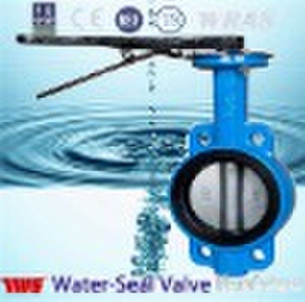 Rubber lined butterfly valve