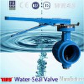 Butterfly valve without pin