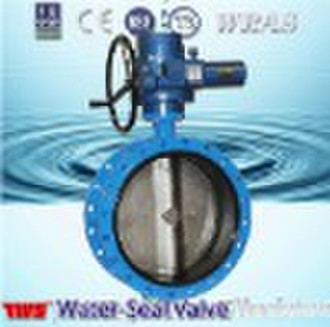 Electric flanged butterfly valve