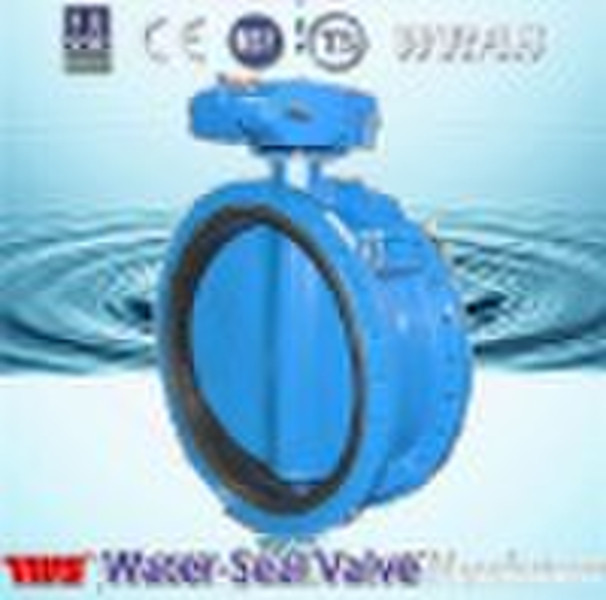 Flange type butterfly valve