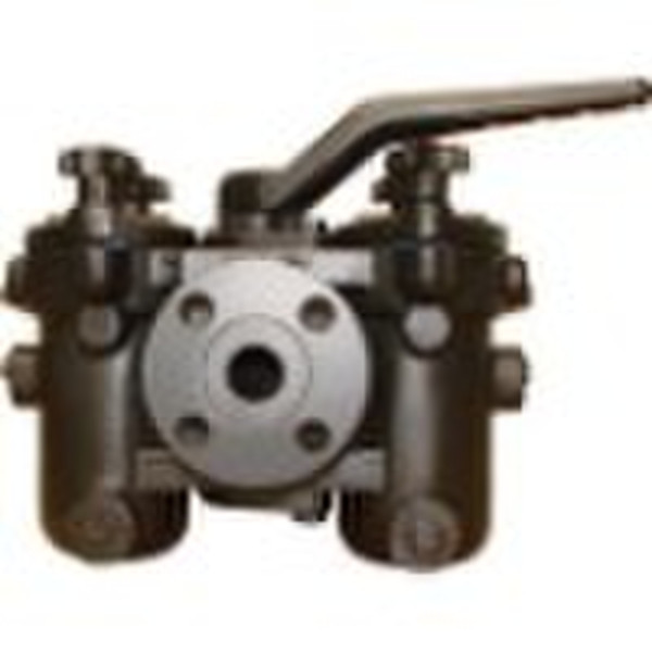 Cast Iron Flanged End Duplex Strainer