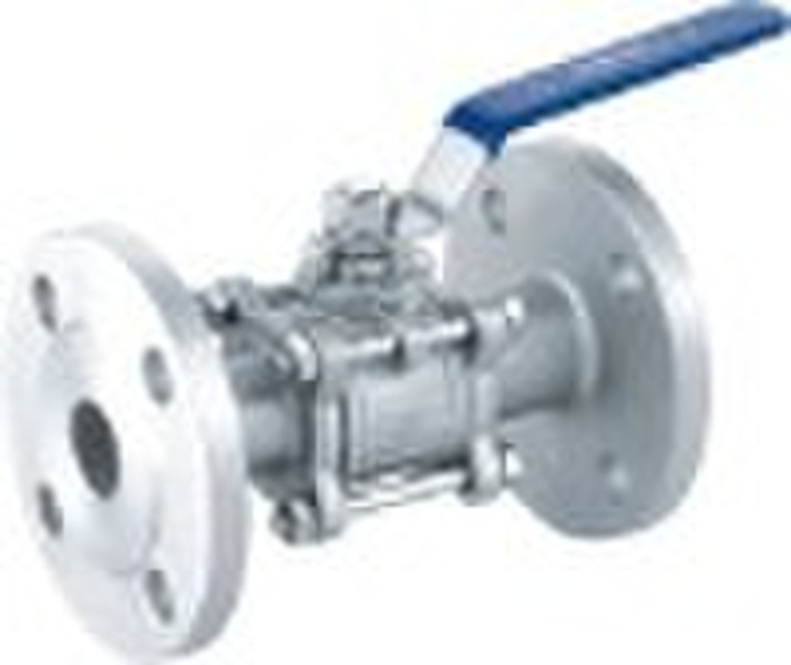 3pc flanged ball valve