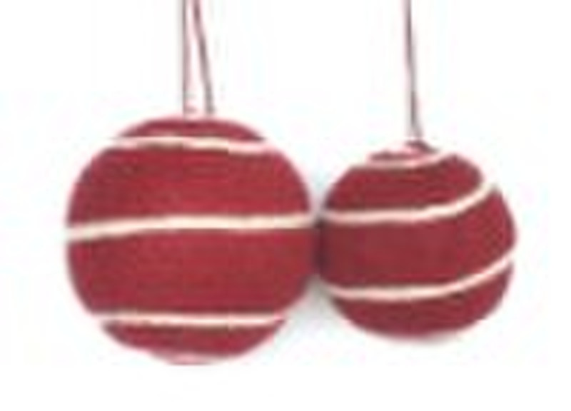 Christmas decoration wool ball