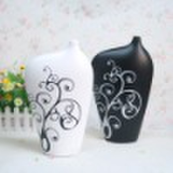 Modern decorative ceramic flower vase, crafts