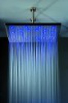 LED Rainfall shower head