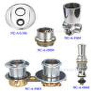 Faucet Body, Shower Parts, Deviator, Built-In Mixe