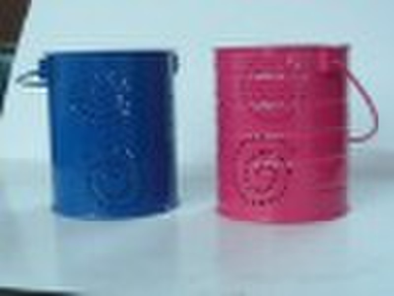 Round candle holder,container,pail
