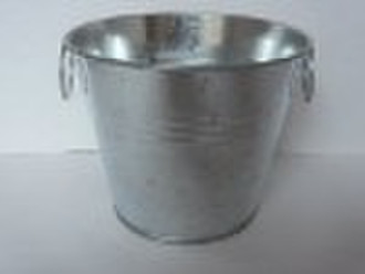 galvanized metal bucket