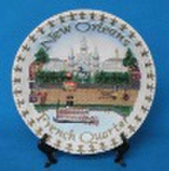 polyresin souvenir plate gift ( T-PL137 )