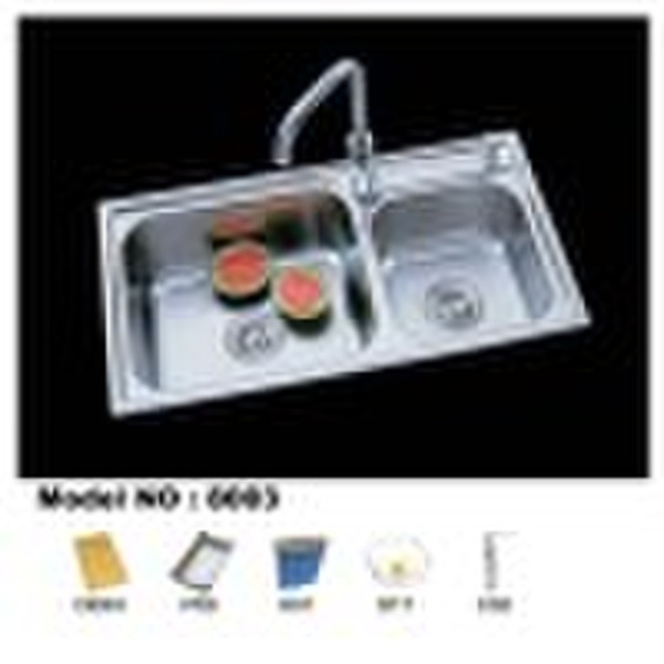 one-piece stainless  steel sink