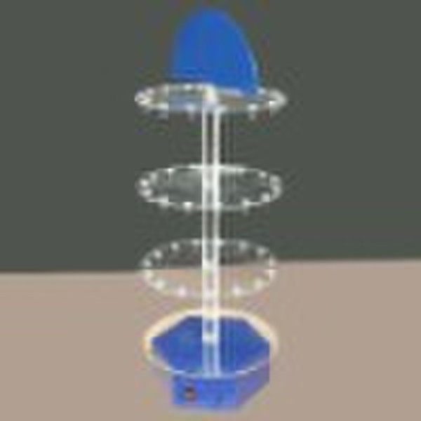 acrylic fashion rotary display rack