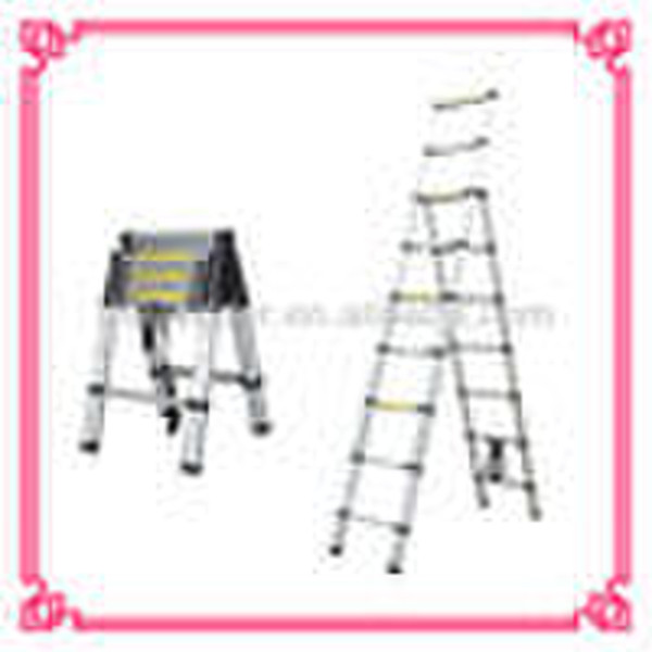 telescopic ladder, aluminium ladder (netural packi