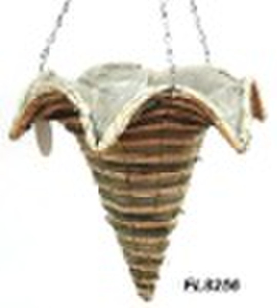 Star Cone Hanging Flower Basket