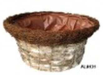 Birch Bark Planter Pot