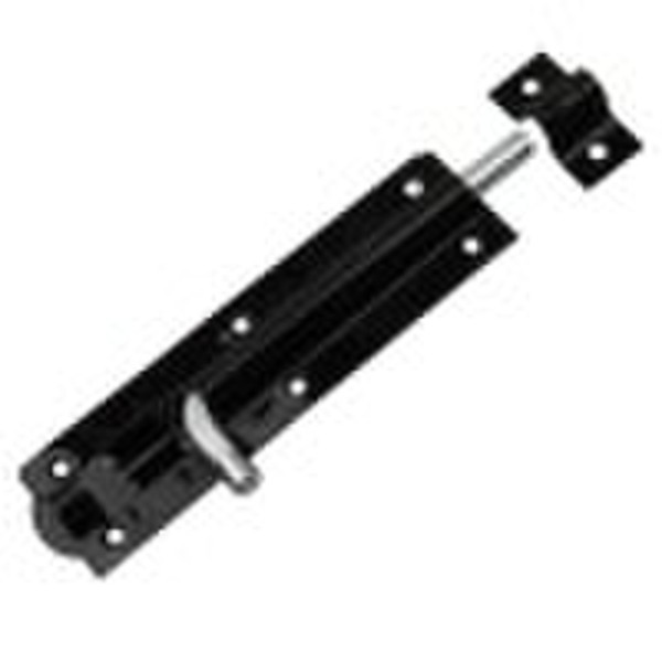 Double safety tower bolt