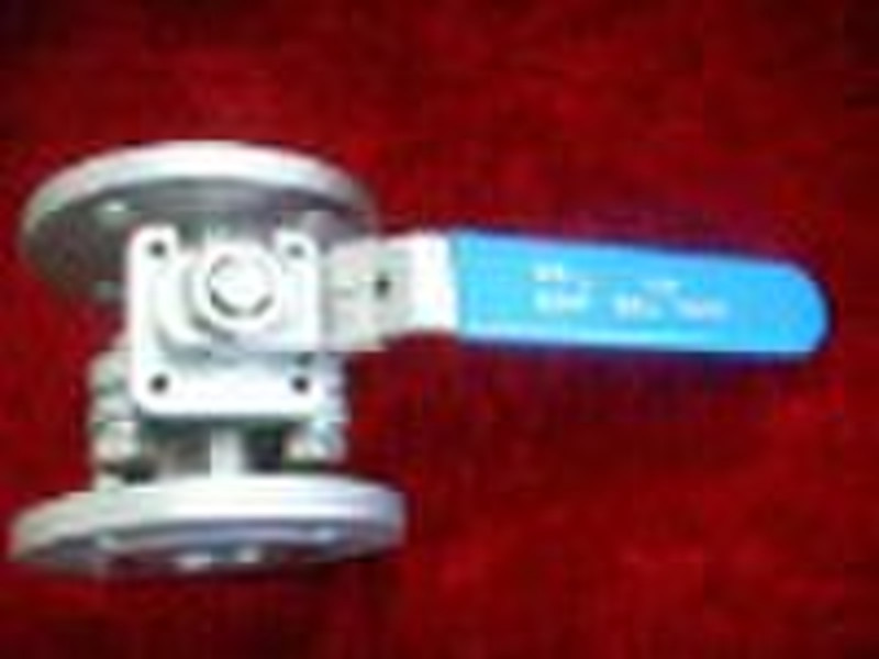 2 pieces wafer flanged ball valve