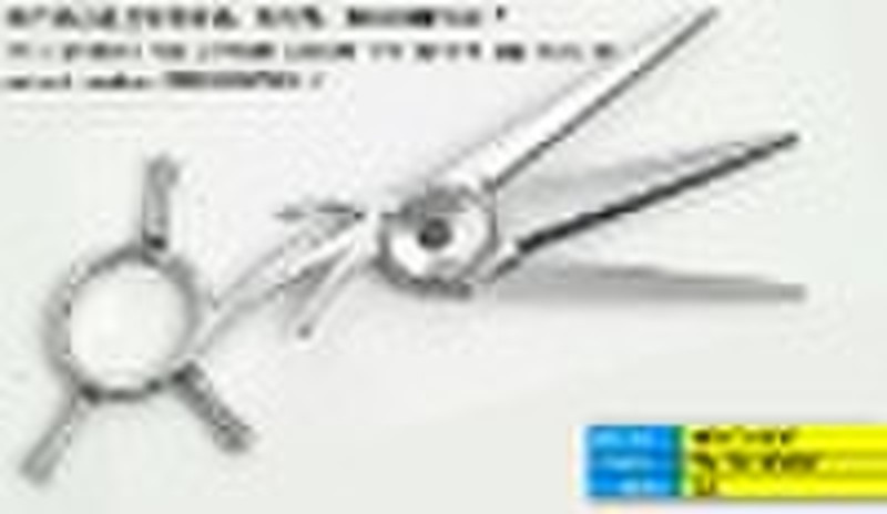 three blades scissors/hair cutting products/hairdr