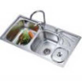 double bowl kitchen sink