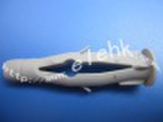 Hollow plastic screw