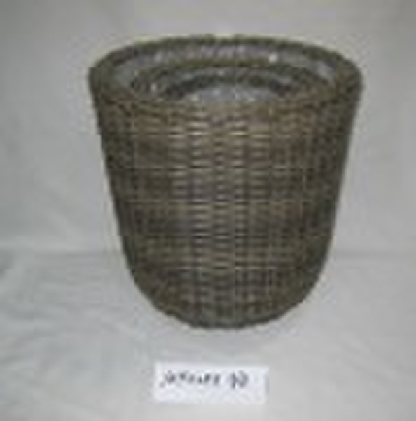 PE/PLASTIC RATTAN  FLOWERS PLANTER