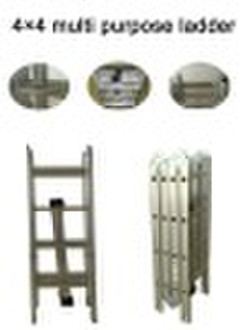 Folding household aluminium ladder