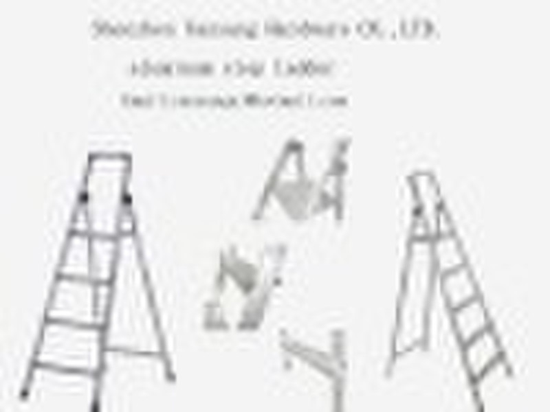 5 steps aluminum household ladder