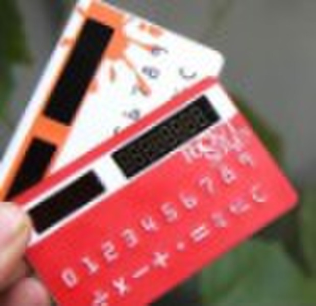 mini pocket credit card calculator