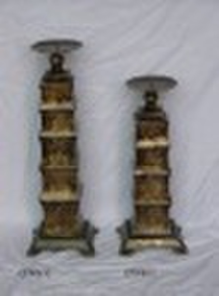 Metal art candleholder