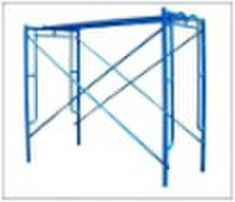 scaffolding frame in painted