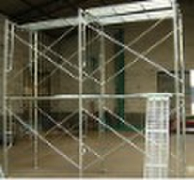 steel scaffolding unit