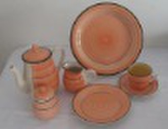 22PCS ORANGE COFFEE SET