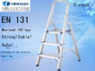 3 steps aluminum ladder stable and safe