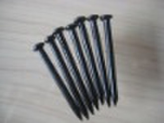 black or galvanized round head concrete nail