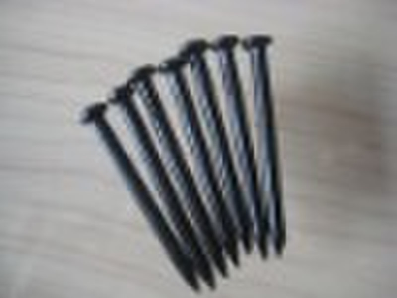 black or galvanized round head concrete nail