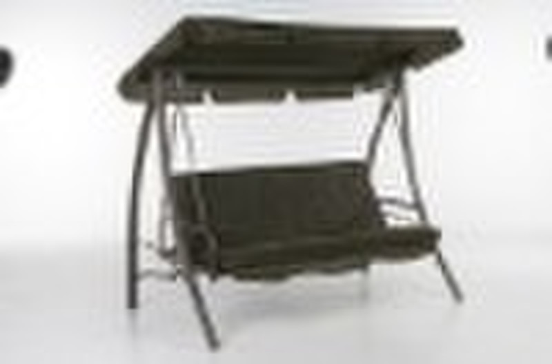 Double service garden patio canopy swing chair &am