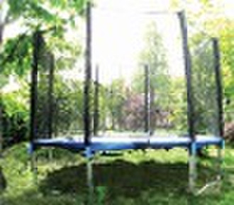 trampoline with safety net