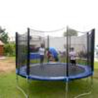 Spring Round Trampoline and Safety Net