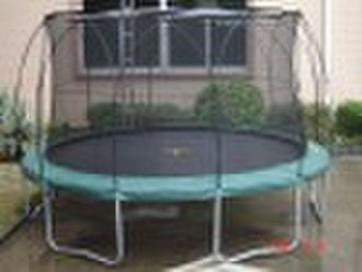 trampoline with enclosure