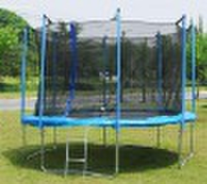 trampoline with safety net