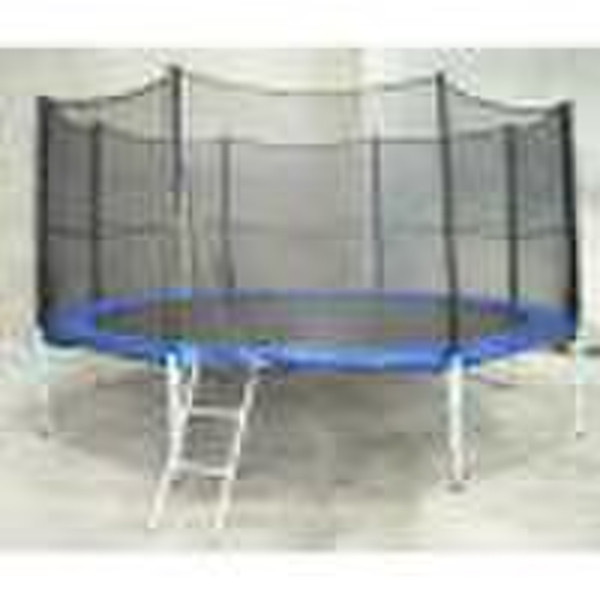 Trampoline and Trampoline Safety Enclosure