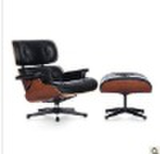 Charles Eames lounge chair and ottoman