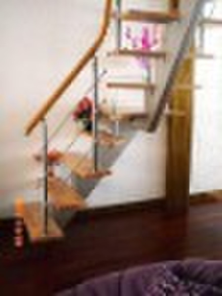 Лофт Лестница в легком стиле (в помещении лестницы)