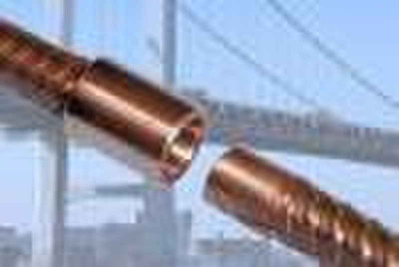 upsetting end rebar coupler