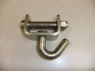 Yellow Plated Swivel J-Hook