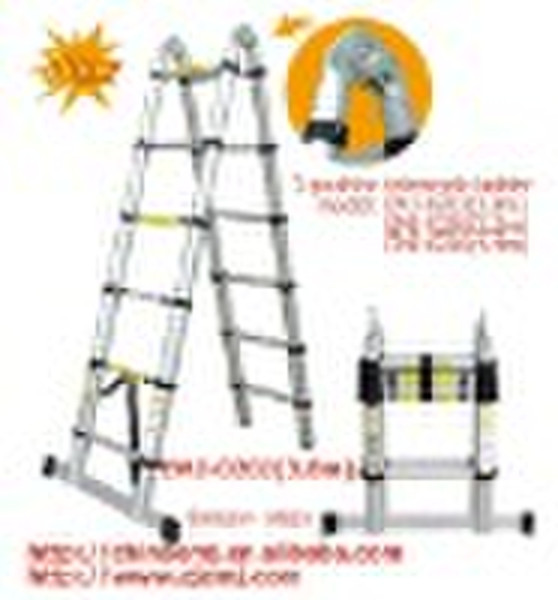 Aluminum telescopic ladder with Joints