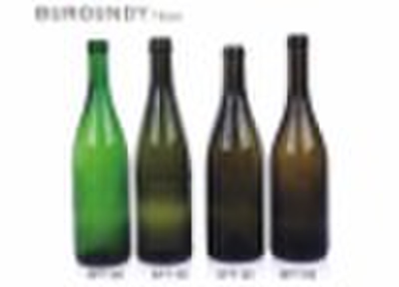 750ml burgundy wine glass bottles