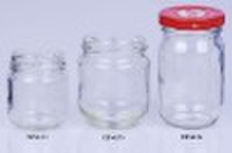 Glass jars for food