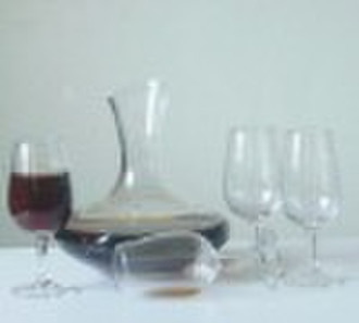 BF7405-2 wine glass decanter and glasses