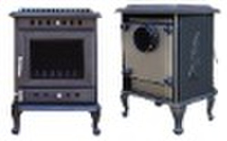 freestanding fireplace with water boiler TST935B