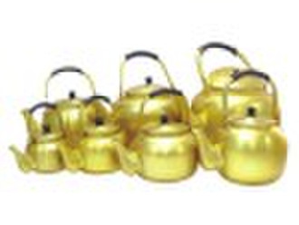 ALUMINIUM YELLOW KETTLE(welded spout)